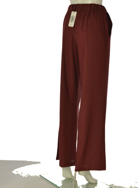 PANTALONE DONNA BARBARELLA ELASTICO COULISSE TASCHE LARGO ART.1088