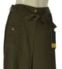 PANTALONE DONNA GRIFFAI ZIP BOTTONE ELASTICO PASSANTI TASCHE PALAZZO ART.7856