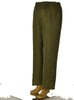PANTALONE DONNA ELISA CASTELLI CONFORMATO ELASTICO TASCHE LARGO MORBIDO CANGIANTE ART.18084