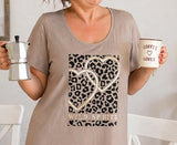 ABITO DONNA FRABO IO DI PIU PURO COTONE MEZZE MANICHE GIROCOLLO STAMPA ART P0054