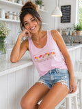 CANOTTA FRABO DONNA CUORE A CUORE PURO COTONE STAMPA SPALLA LARGA ART WJ0652