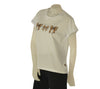 T-SHIRT DONNA GRIFFAI GIROCOLLO FIOCCHI STRASS COTONE ART. 7552