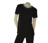 T-SHIRT DONNA LOSAN GIROCOLLO BORCHIE COTONE ART. LWMAP0105 26011