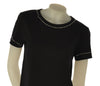 T-SHIRT DONNA LOSAN GIROCOLLO BORCHIE COTONE ART. LWMAP0105 26011