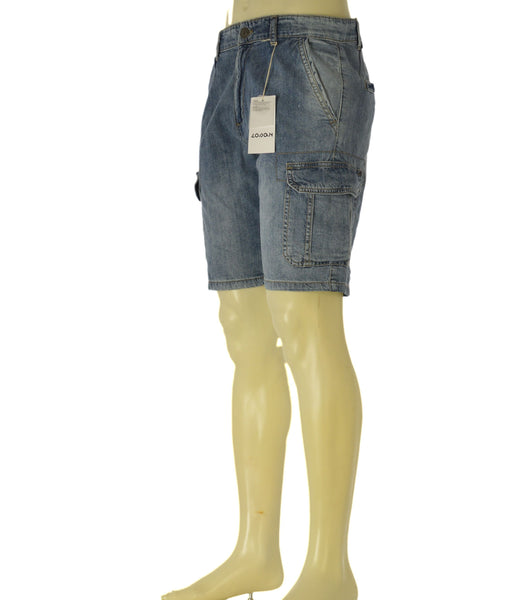 BERMUDA UOMO LOSAN DENIM LEGGERO CARGO COTONE ART. LMNAP0403 26019