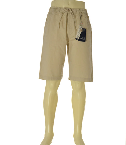 BERMUDA UOMO BASILE ELASTICO COULISSE TASCHE CHINOS COTONE  ART. BE0204