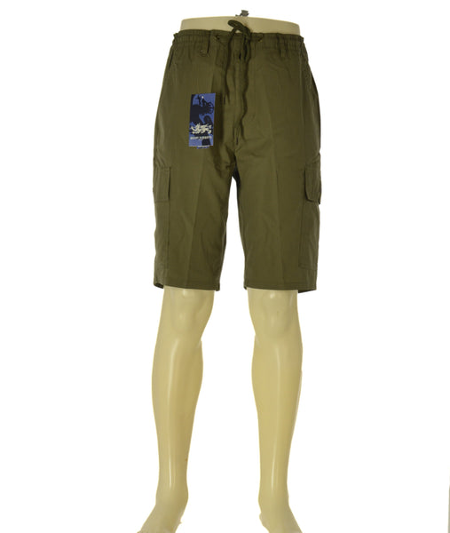 BERMUDA UOMO HENRY BARROWS CARGO ELASTICO COULISSE POPELINE COTONE ART. SB0200