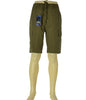 BERMUDA UOMO HENRY BARROWS CARGO ELASTICO COULISSE POPELINE COTONE ART. SB0200