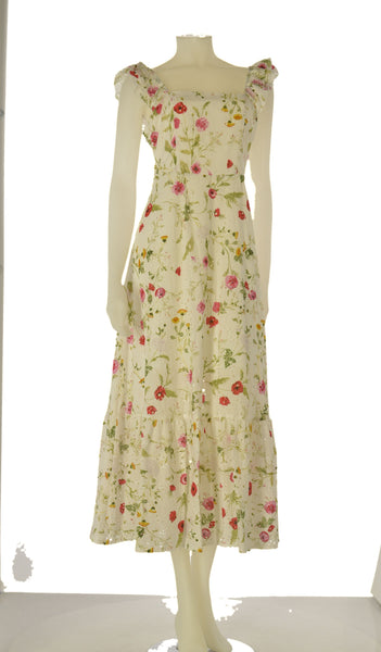 ABITO DONNA GRIFFAI LUNGO SANGALLO FANTASIA SMANICATO BALZA ART. 8108