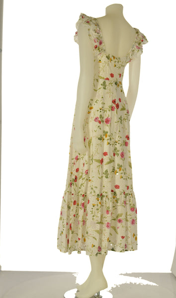ABITO DONNA GRIFFAI LUNGO SANGALLO FANTASIA SMANICATO BALZA ART. 8108