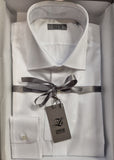 CAMICIA UOMO ZENOBI VESTIBILITA SLIM COLLO MEZZO FRANCESE MANICA LUNGA PURO COTONE ART.2130