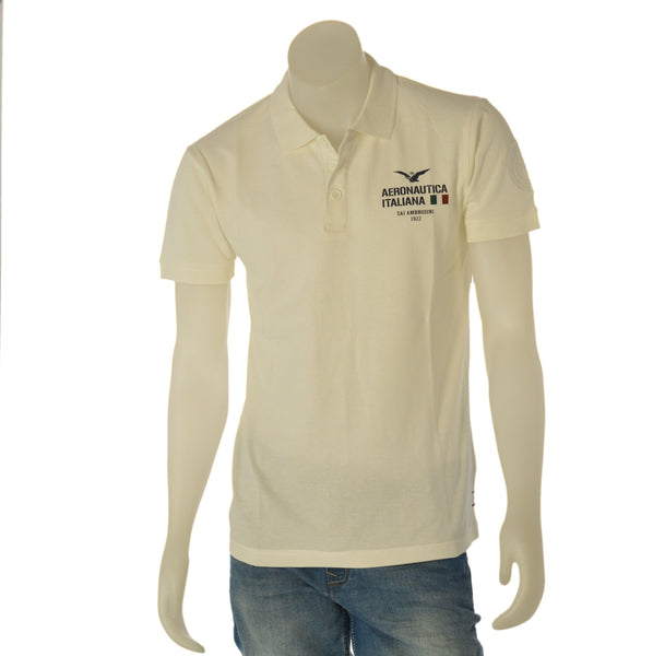 POLO UOMO SAI AMBROSINI MANICA CORTA PIQUE COTONE STAMPA ART. ARE6PL031065U