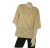 CASACCA DONNA SILCO GIROCOLLO CON V  MANICA TRE QUARTI TRAFORATA FIORATA ART.103