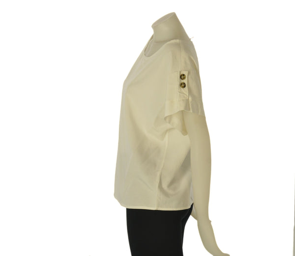 CASACCA DONNA GRIFFAI MANICA CORTA BOTTONI LINO VISCOSA ART. DGP7957