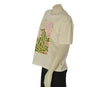 T-SHIRT DONNA GRIFFAI MANICA CORTA AMPIA STAMPA FIORI E STRASS  COTONE ART. DGP7560