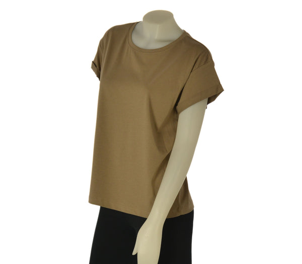 T-SHIRT DONNA GRIFFAI MANICA CORTA GIROCOLLO FILO SCOZIA ART. DGP7804