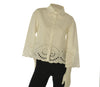 CAMICIA DONNA GRIFFAI MANICHE 3/4 BORDI IN PIZZO POPELINE COTONE ART. DGP8032