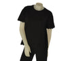 T-SHIRT DONNA GRIFFAI MANICA CORTA GIROCOLLO BORDI CON FIORI RICAMATI COTONE ART. DGP7809