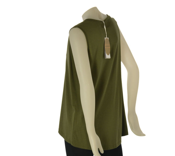 MAGLIA DONNA GRIFFAI GIROCOLLO SMANICATA ASIMMETRICA FILO SCOZIA ART. DGP7805