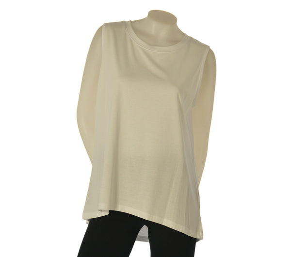 MAGLIA DONNA GRIFFAI GIROCOLLO SMANICATA ASIMMETRICA FILO SCOZIA ART. DGP7805