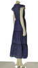 ABITO DONNA GRIFFAI SCOLLO A V MANICHE CORTE LUNGO BALZA PIZZO SANGALLO COTONE ART. DGP8007