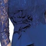 ABITO DONNA RAGAZZA CERIMONIA ELEGANTE TUBINO PIZZO FIORE MARCA CARLA RUIZ ART.94500