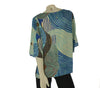 CASACCA DONNA PERLA MANICHE 3/4 FANTASIA SPACCHI VISCOSA ART. 26206-02