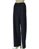 PANTALONI DONNA PERLA DENIM ELASTICIZZATO PALAZZO TASCHE BOTONI ZIP ART.26188