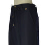PANTALONI DONNA PERLA DENIM ELASTICIZZATO PALAZZO TASCHE BOTONI ZIP ART.26188