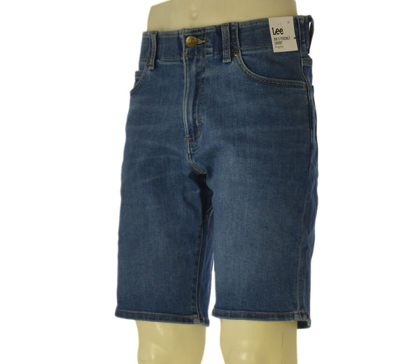 BERMUDA JEANS UOMO LEE CINQUE TASCHE ELASTICIZZATO REGULAR FIT ART. POCKET