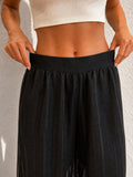 PANTALONI DONNA ELEONORA AMADEI ELASTICO  PALAZZO  E TRASPARENZA ART. 1180262