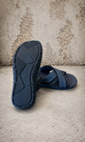 CIABATTA INBLU UOMO IN ECOPELLE SOTTOPIEDE IN PELLE TRASPIRANTE ART VT000014