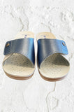 CIABATTE INBLU DONNA CONFORT IN ECOPELLE STRAPPO ART VR000061