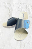 CIABATTE INBLU DONNA CONFORT IN ECOPELLE STRAPPO ART VR000061