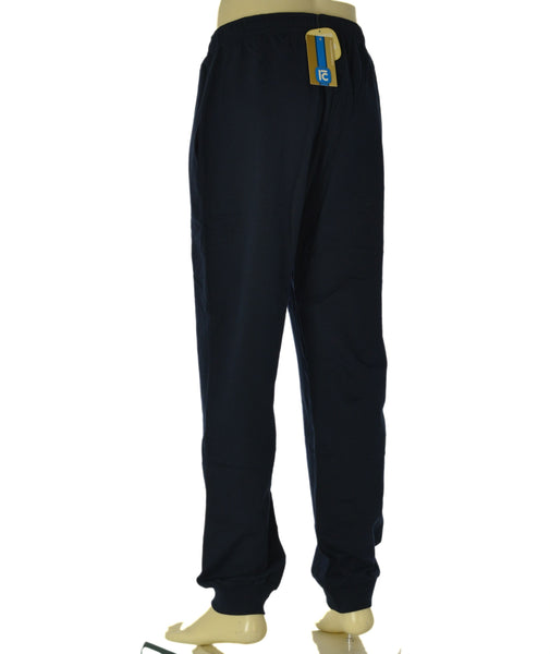 PANTALONE TUTA UOMO CAMPAGNOLO GARZATO POLSINI TASCHE ELASTICO COULISSE COTONE ART. 4F009-7