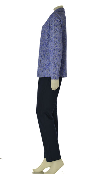TUTA DONNA CAMPAGNOLO GARZATA  FELPA FANTASIA FUL ZIP TASCHE PANTALONE ELASTICO TASCHE ART. 8E76498
