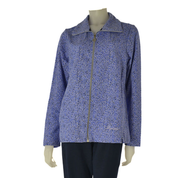 TUTA DONNA CAMPAGNOLO GARZATA  FELPA FANTASIA FUL ZIP TASCHE PANTALONE ELASTICO TASCHE ART. 8E76498