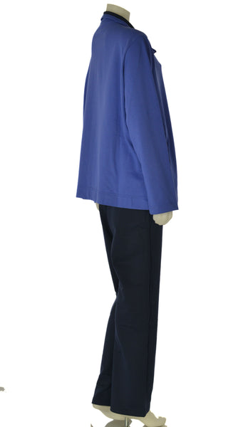 TUTA DONNA CAMPAGNOLO TAGLIE OVER GARZATA FELPA FUL ZIP TASCHE PANTALONE ART. 8ET9573