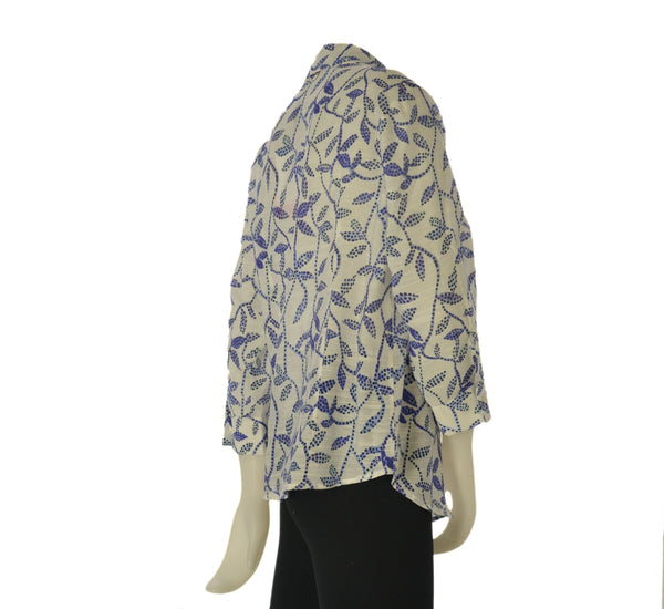 CAMICIA DONNA PERLA MANICA 3/4 POLSINI FANTASIA BOTTONI VISCOSA ART. 26248