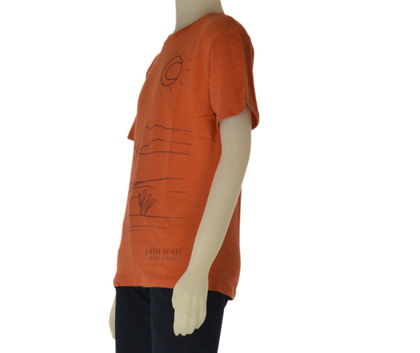 T-SHIRT RAGAZZO BAMBINO ZIPPY GIROCOLLO STAMPA COTONE ART. ZKBAP0303-26003