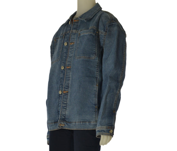 GIUBBETTO RAGAZZO ZIPPY JEANS BOTTONI TASCHE ELASTICIZZATO ART. ZKBAP0102-26008