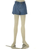 SHORTS DENIM RAGAZZA BAMBINA ELASTICO BOTTONE CERNIERA TASCHE ART. ZKGAP0402-26041