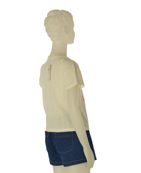T-SHIRT RAGAZZA ZIPPY COTONE GIROCOLLO MEZZA MANICA STAMPA LARGA ART.ZKGAP030326036