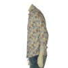 CAMICIA UOMO X-CAPE FANTASIA HAWAIANA MANICA LUNGA SLIM FIT LINO COTONE ART. PAPETE