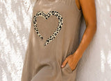 ABITO FRABO DONNA PUIRO COTONE SPALLA LARGA STRASSE STAMPA ART IP0059