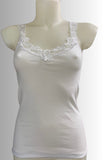 CANOTTA TRE VI COTONE SPALLA PIZZO ART 5322MIMI
