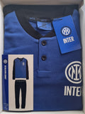 PIGIAMA BAMBINO TERMO COTONE SERAFINO POLSINI SQUADRA LOGO INTER ART. IT201060