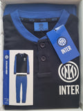 PIGIAMA BAMBINO TERMO COTONE SERAFINO POLSINI SQUADRA LOGO INTER ART. IT201060