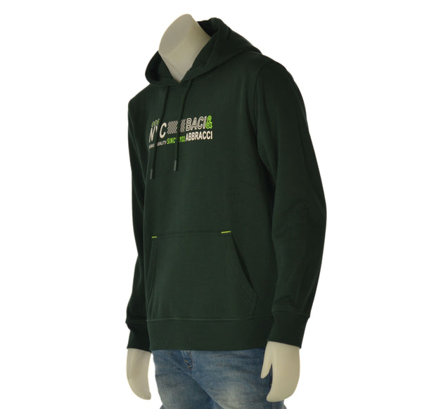 FELPA UOMO RAGAZZO CAPPUCCIO FELPATA MARCA BACI&ABBRACCI ART. BAM5329