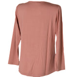 T-SHIRT DONNA GIROCOLLO MANICA LUNGA STAMPA MARCA COVERI ART.DT3235